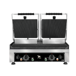 Machine à panini double - Rainuré