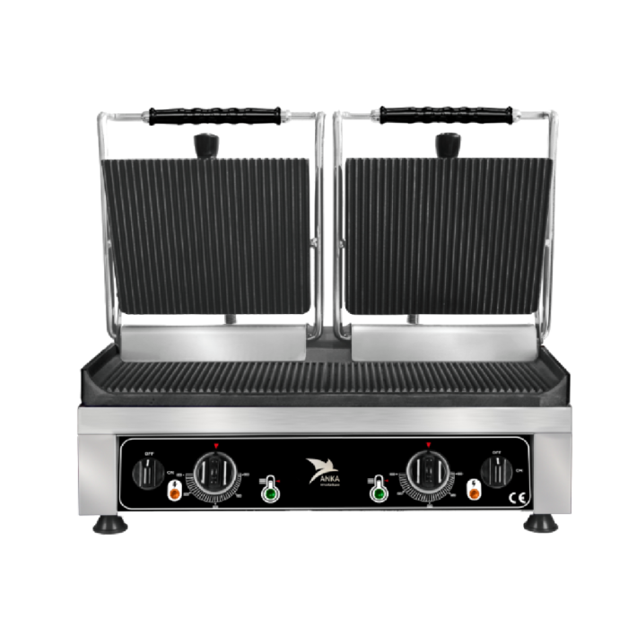 Produit avec marque (38) (1) Machine à panini double - Rainuré – Image 1