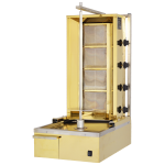 Machine à Kebab à gaz - Habillage dorée
