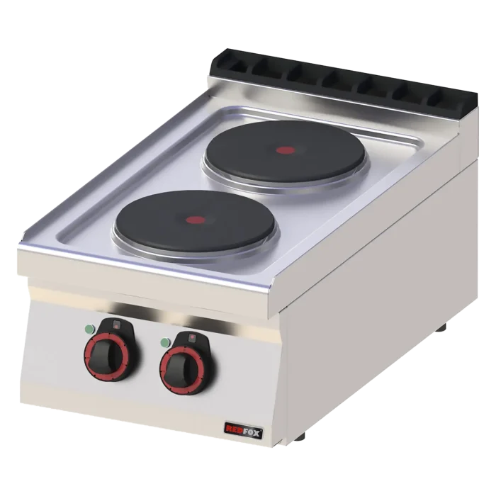 Product-photo-SP-70-04-E-00110092 Fourneau électrique 2x feu | REDFOX 700 – Image 1