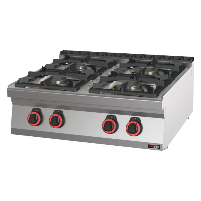 Fourneau à gaz 4x brûleur | REDFOX 700 – Image 1