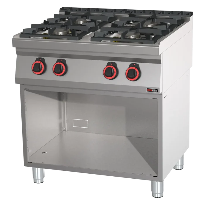 Product-photo-SP-70-80-G-00110101 Fourneau à gaz 4x brûleur | REDFOX 700 – Image 1