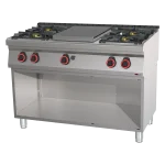 Fourneau coup de feu à gaz 5x brûleur | REDFOX 700