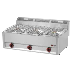 Fourneau à gaz 3x brûleur sans soubassement | REDFOX - SP 90/3 GLS