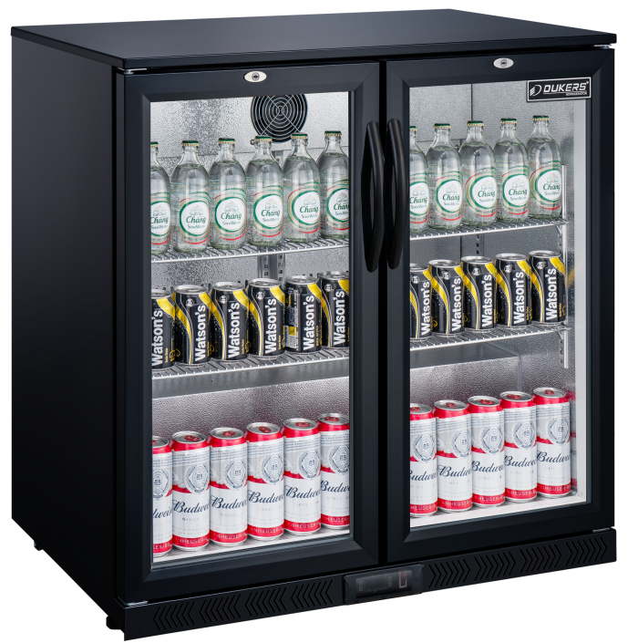 LG-198H-avec boisson 3 Arrière bar réfrigéré - 2 portes battantes – Image 1