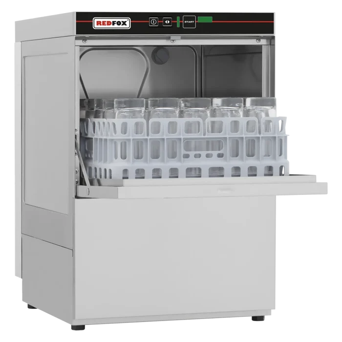 QQI-37-P Lave-vaisselle frontal revêtement simple avec pompe de vidange 35x35 - 230 V | REDFOX - QQI 37 P – Image 1