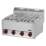 Fourneau à gaz 4x brûleur sans soubassement | REDFOX - SP 60 GLS