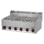 Fourneau à gaz 6x brûleur sans soubassement | REDFOX - SP 90 GLS