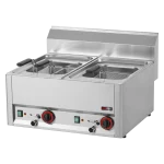 Cuiseur à pâtes électrique 8+8 l sans soubassement 400 V | REDFOX - VT 60 EL