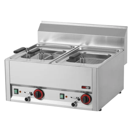 Cuiseur à pâtes électrique 8+8 l sans soubassement 400 V | REDFOX - VT 60 EL